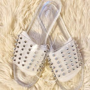 Women’s clear sandal, BRAND NEW